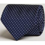 Blå Klassiske Amanda Christensen Brede slips Størrelse XL med Prikker til Herrer 