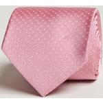 Pinke Klassiske Amanda Christensen Brede slips Størrelse XL med Prikker til Herrer 