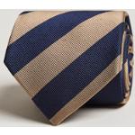 Sandfarvede Klassiske Amanda Christensen Brede slips Størrelse XL med Striber til Herrer 