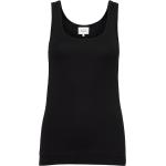 Ambra Tanktop Tops T-shirts & Tops Sleeveless Black Second Female