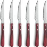 Sølvfarvede Amefa Steakknive i Rustfrit stål 6 stk 