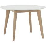 Hvide Skandinaviske Andersen Furniture Spiseborde i Egetræ Runde Med udtræk på udsalg 