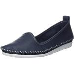 Mørkeblå Andrea Conti Sommer Loafers i Læder Størrelse 39 til Damer 