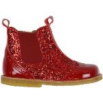Røde Angulus Chelsea støvler med Glitter Størrelse 20 til Damer 