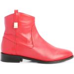 Røde Patrizia Pepe Flade støvler Størrelse 36 til Damer på udsalg 