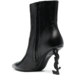 Sorte Højhælede støvler Med lynlåse med spidse skosnuder Hælhøjde 7 - 9 cm Størrelse 35 til Damer på udsalg 