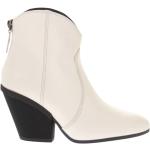 Hvide Hogan Knæhøje støvler i Læder Med lynlåse Størrelse 36.5 til Damer på udsalg 