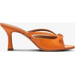 Orange Apair Sommer Sandaler med hæl med peep toe Hælhøjde 5 - 7 cm Størrelse 37 på udsalg 