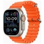 Orange Smartwatches med Titaniumlænke 