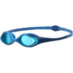 Arena Children's Unisex Training Competition, Swimming Goggles, Spider Junior (UV Protection, Anti-Fog, Hard Lenses), blue