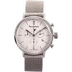 Aristo Men's Chronograph 7H88 Stainless Steel Carbon Quartz Watch