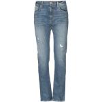 Blå Armani Exchange Slim jeans i Læder Falmede Størrelse XL med Stretch til Herrer 