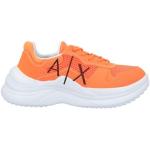 Orange Armani Exchange Herresneakers Størrelse 41 