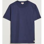 Blå ARMOR-LUX Økologiske Bæredygtige Kortærmede t-shirts i Bomuld med korte ærmer Størrelse XXL til Herrer 