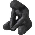 Art Piece Meditating Man Home Decoration Decorative Accessories-details Porcelain Figures & Sculptures Black Mette Ditmer