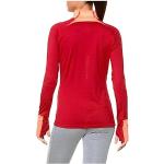 Røde Asics Vinter Langærmede t-shirts Med lange ærmer Størrelse XL med Prikker til Damer 