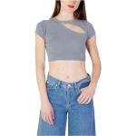 Calvin Klein Jeans T-shirts i Bomuld Størrelse XL til Damer på udsalg 