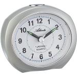 Atlanta 1593/19 Quartz alarm clock, light, no Tick noise