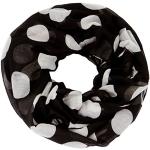 Sorte Tubehalstørklæder i Polyester Størrelse XL med Prikker til Damer 