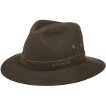 Mørkebrune Stetson Stetson Sommer Panama hatte i Bomuld Størrelse XL 59 cm til Damer 