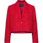 Røde FRENCH CONNECTION Blazere i Tweed Størrelse XL 