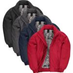 Grå Vandtætte Vindtætte B&C Bomber jakker i Polyester Størrelse 3 XL til Herrer på udsalg 
