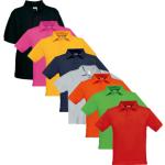 Hvide B&C Bæredygtige Polo shirts til børn i Bomuld Størrelse 128 på udsalg 