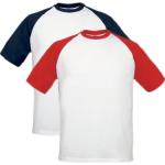 Hvide B&C Bæredygtige T-shirts med rund hals i Bomuld med rund udskæring Størrelse XL til Herrer 