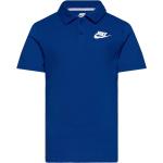 Blå Nike Kortærmede polo shirts med korte ærmer Størrelse XL 