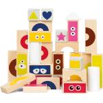 "Babblarna Byggklossar Trä Toys Building Sets & Blocks Building Blocks Multi/patterned Babblarna"