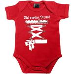 Baby Dirndl Zenzi sorbet - Red, Girls, Size: 56 (0 - 3 Months)