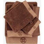 Brune Økologiske Bæredygtige Badehåndklæder i Bomuld 
