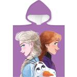 Badeponcho - Børnehåndklæde - Frost Anna - Elsa og Olaf - 50x100 cm - 100% Bomuld