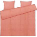 Bæk&Bølge Sengetøj 220X220 Cm Pink/Orange Se Home Textiles Bedtextiles Bed Sets Coral Juna