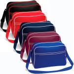Flerfarvede Retro BagBase Skuldertasker til Herrer 