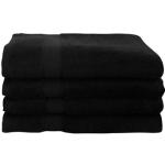 Sorte Badehåndklæder i Frotté 100x150 1 stk på udsalg 
