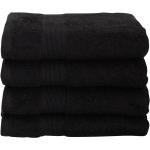 Sorte Håndklæder i Frotté 50x100 1 stk på udsalg 