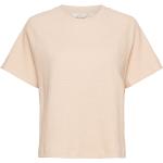 Barbara Ss Sweat Gots Tops T-shirts & Tops Short-sleeved Pink Basic Apparel