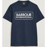 Blå Barbour International T-shirts med rund hals i Bomuld med korte ærmer Størrelse XL til Herrer 