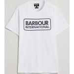 Hvide Barbour International T-shirts med rund hals i Bomuld med korte ærmer Størrelse XXL til Herrer 