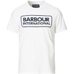Hvide Barbour International T-shirts med rund hals i Bomuld med korte ærmer Størrelse XL til Herrer 