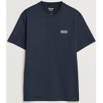 Blå Barbour International T-shirts med rund hals i Bomuld med rund udskæring med korte ærmer Størrelse XL til Herrer 