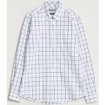 Hvide Barbour Lifestyle Langærmede skjorter i Bomuld Størrelse XXL med Tern til Herrer 