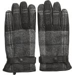 Barbour Newbrough Tartan Glove Designers Gloves Finger Gloves Black Barbour