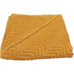 "Bath Towel With Hood - Zigzag Golden Mustard Home Bath Time Towels & Cloths Towels Yellow Filibabba"