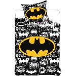 Batman sengetøj - 140x200 cm - Dynebetræk med 2 i 1 design - 100% bomulds sengesæt