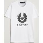 Hvide Belstaff T-shirts med rund hals i Bomuld med rund udskæring med korte ærmer Størrelse XL til Herrer på udsalg 