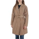 Beige ASPESI Vinter Trench coats Størrelse XL til Damer 