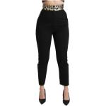 Sorte Dolce & Gabbana Skinny jeans Størrelse XL med Leopard til Damer på udsalg 