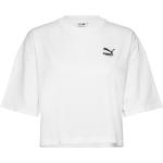 Hvide Puma Kortærmede t-shirts med korte ærmer Størrelse XL 